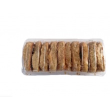 陕西特产 核桃馍陕西汉中特产纯手工核桃饼糕点550g 简装10个(咸味)