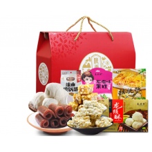 陕西特产礼盒零食大礼包富平琼锅糖西安回民街小吃龙须酥旅游礼品过节送礼 