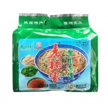 陕西特产老孙家羊肉泡馍 170g*5 陕西特产美食西安泡馍 清真方便食品中华老字号5连包 