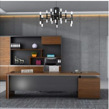 优宜（YOE.FTY）上海办公家具 老板桌 简约现代老板办公桌 大班台主管桌总裁桌经理桌椅组合 副柜侧左 订做尺寸颜色具体联系客服