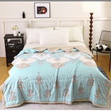 水帛冰感蓝调夏凉被春夏居家必备单双人通用凉感柔软亲肤春夏天用 浅蓝色 150x200cm