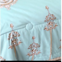 水帛冰感蓝调夏凉被春夏居家必备单双人通用凉感柔软亲肤春夏天用 浅蓝色 150x200cm