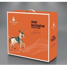 水帛夏季凉感夏被水洗冰丝夏凉被空调被夏天双人春秋薄被子被芯可机洗 橙色 200x230cm