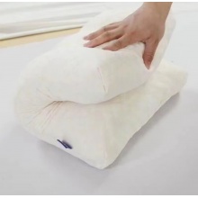 水帛3D透气针织层珍珠颗粒枕头酒店家用护颈椎助睡眠枕芯单人学生低枕 3D透气针织枕 35*55cm